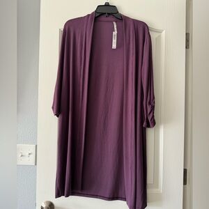 Soma Cool Nights Ribbed sleep Cardigan size small NWT